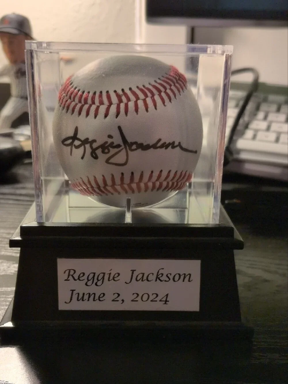 Autographed Reggie Jackson Baseball - Signed Collectible